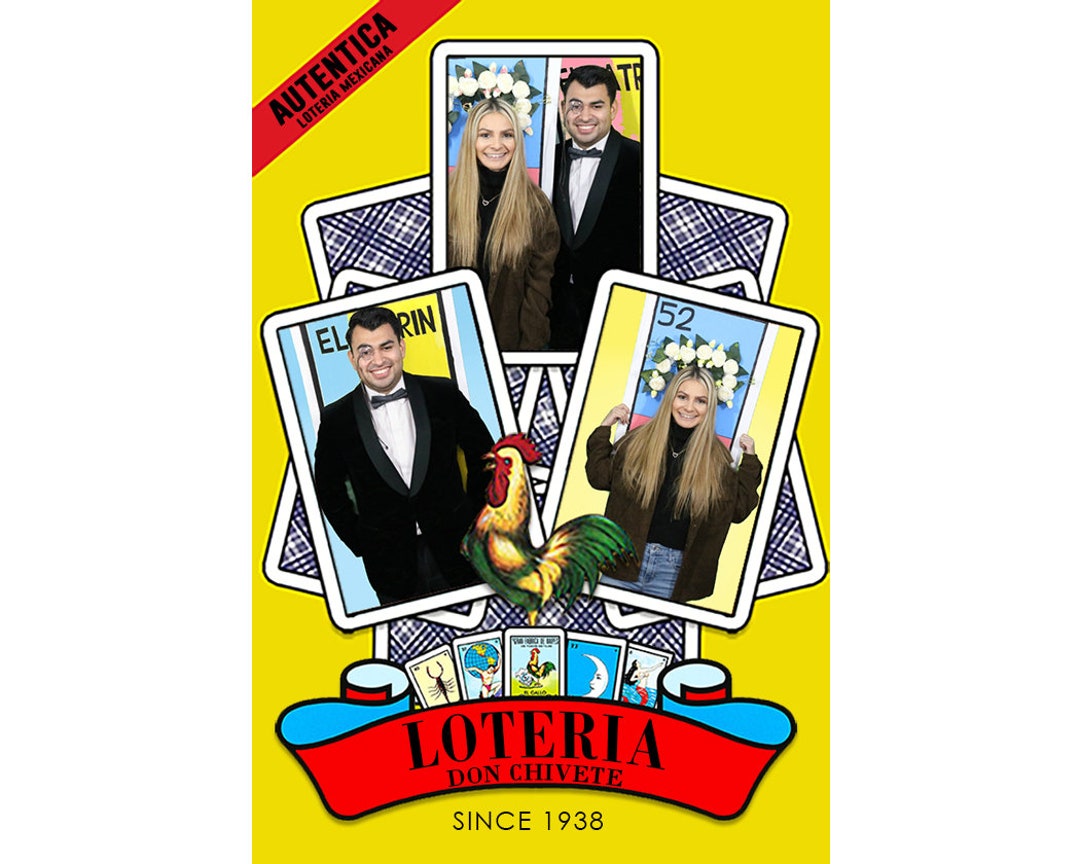 Loteria Theme Photo Booth Template - Etsy