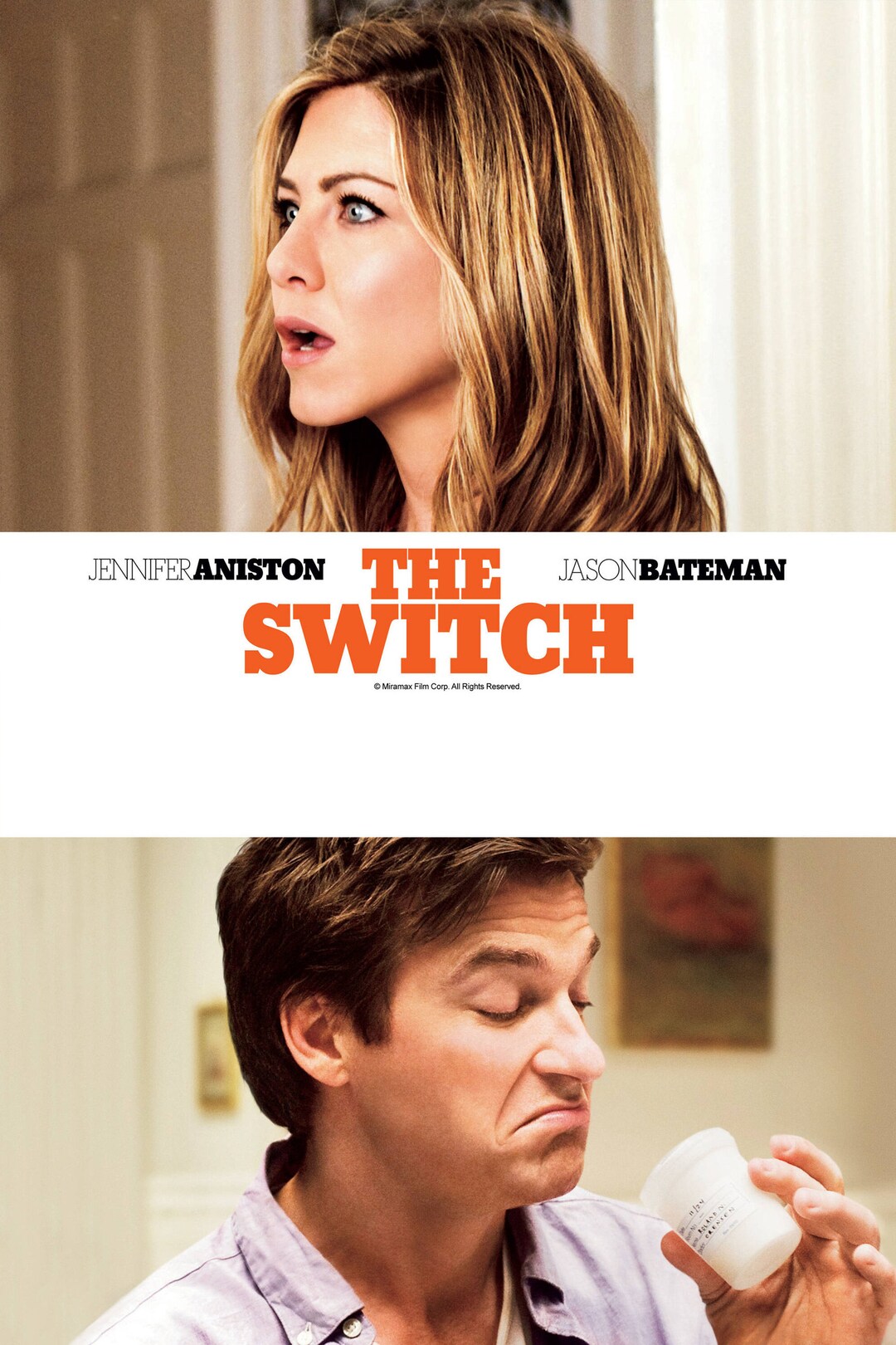The Switch Movie Poster Jennifer Aniston Jason Bateman Etsy