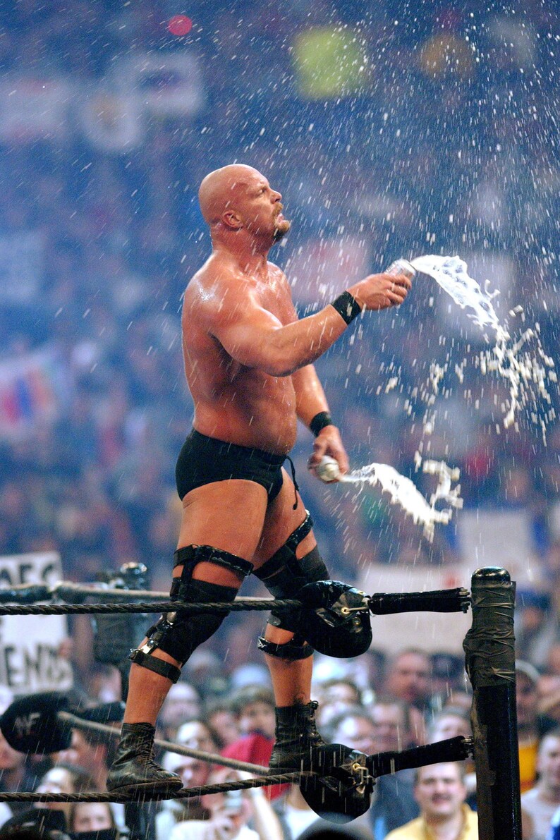Stone Cold Moves Stone Cold Steve Austin Poster Wresting Ropes - Etsy