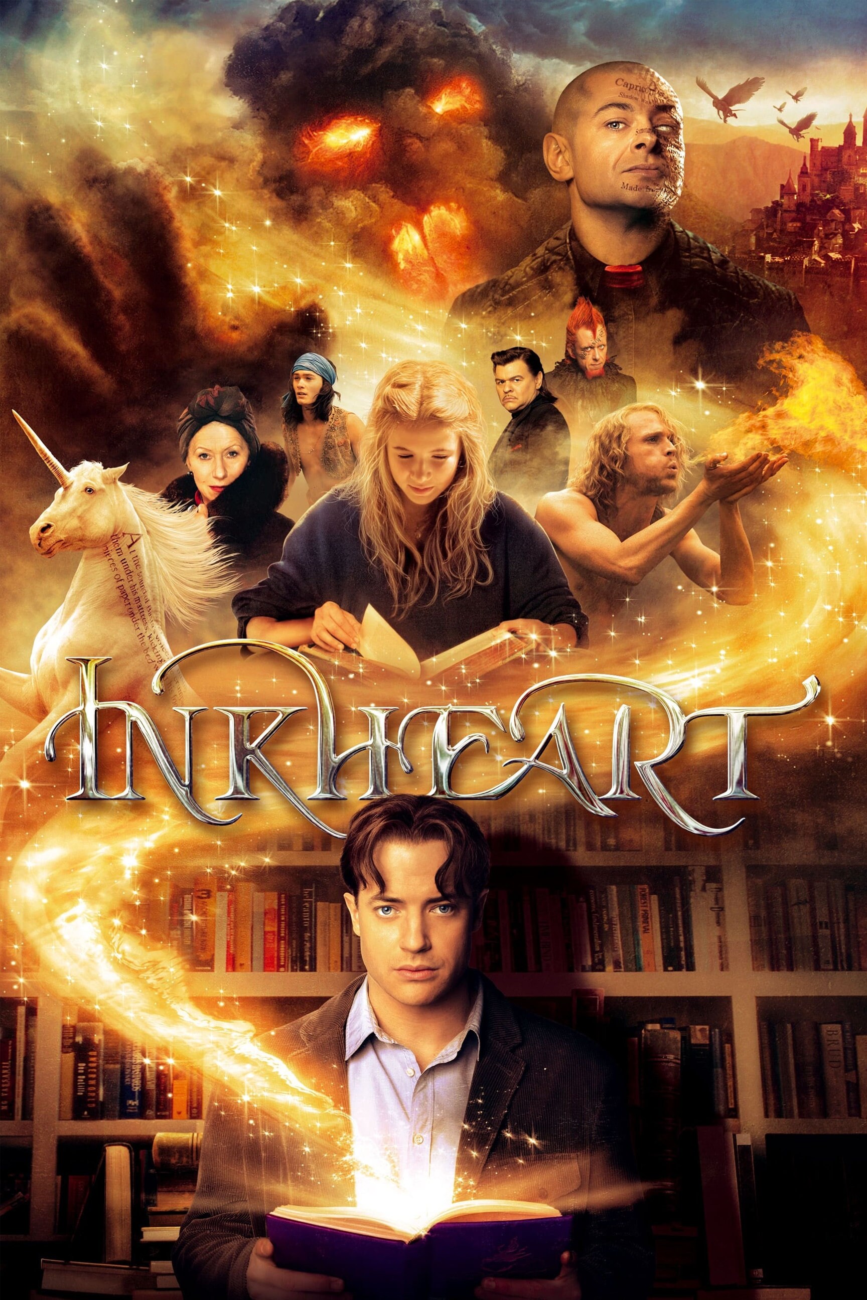 Inkheart Movie Poster Brendan Fraser Paul Bettany Etsy