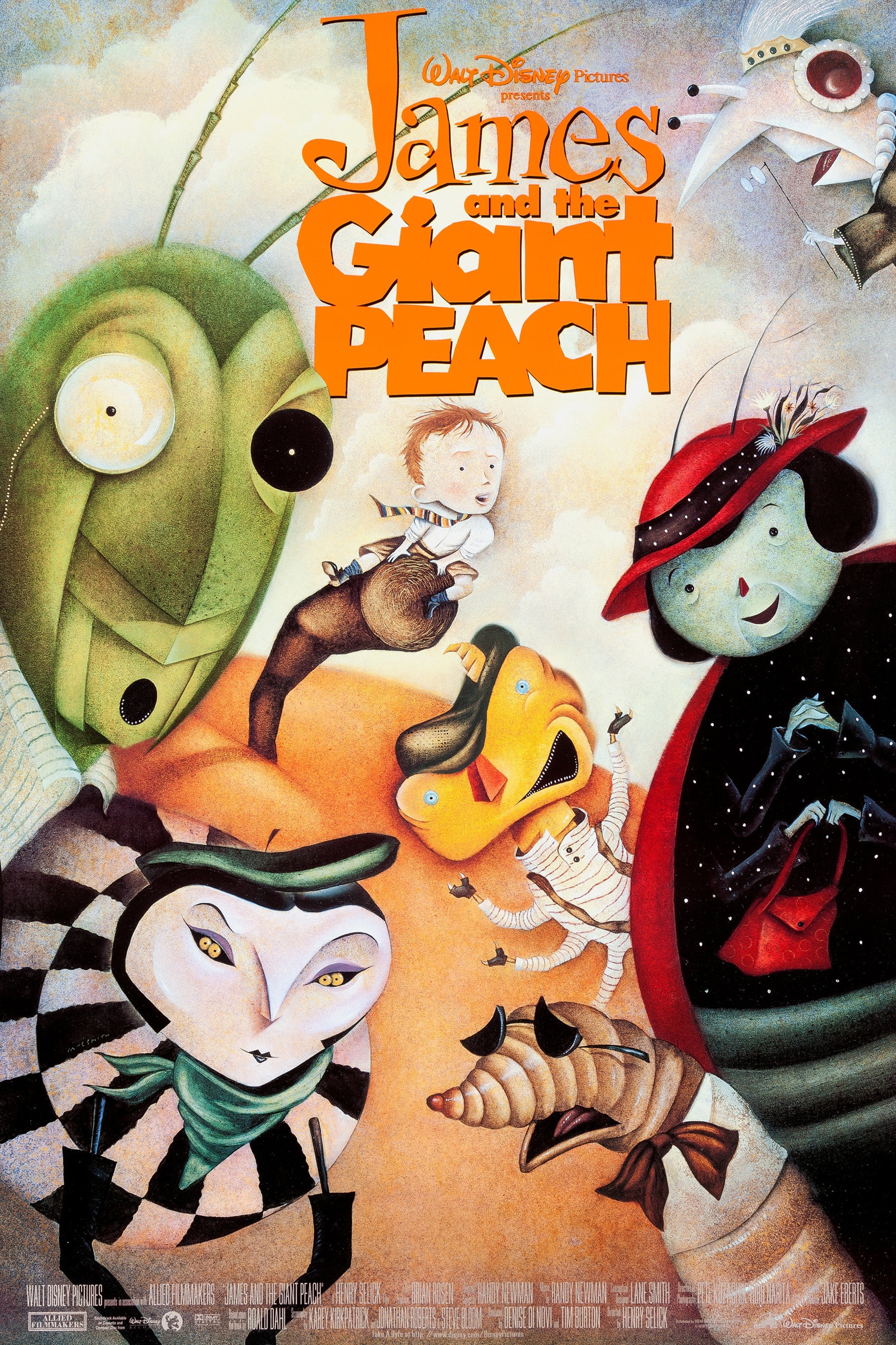 James And The Giant Peach Coloring Page