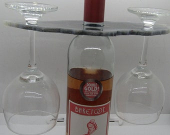 Custom Epoxy Resin Wine Glass Holder