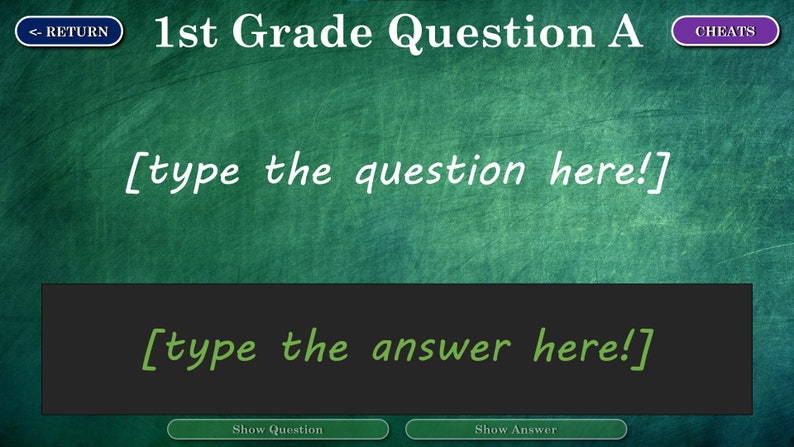 Are You Smarter Than A 5th Grader Powerpoint Game Template - Etsy