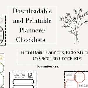 Birthday Party Checklist/Planner