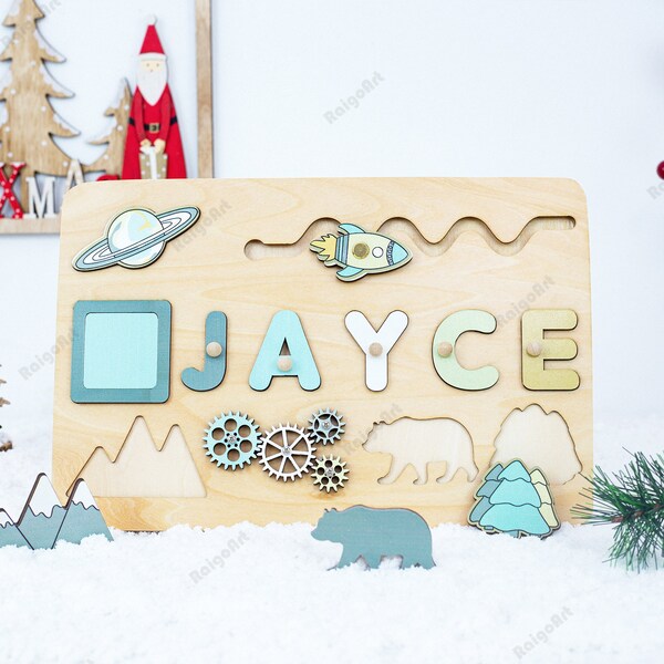 Personalized Name Puzzles, Nursery Name Signs, Unique Birthday Gifts, First Christmas Gifts, Baby Puzzle Toys, Gifts for Baby Boys and Girls