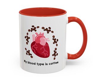 Heart Coffee Mug, 11oz