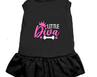 Graphic Dog Dress Dog Clothing
