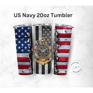 US Navy 20oz Tumbler