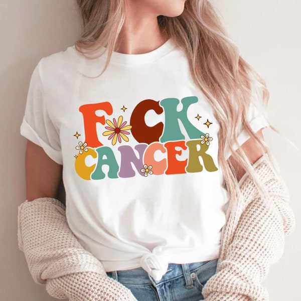 Fuck Cancer Shirt, Cancer Shirts, Cancer Support Tee, Breast Cancer Shirt, Cancer Gift, Cancer Awareness Shirt, Cancer Survivor Tee