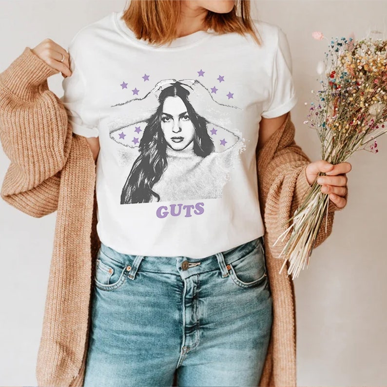 Olivia Rodrigo Guts White New Album Merch Olivia Rodrigo Guts - Etsy