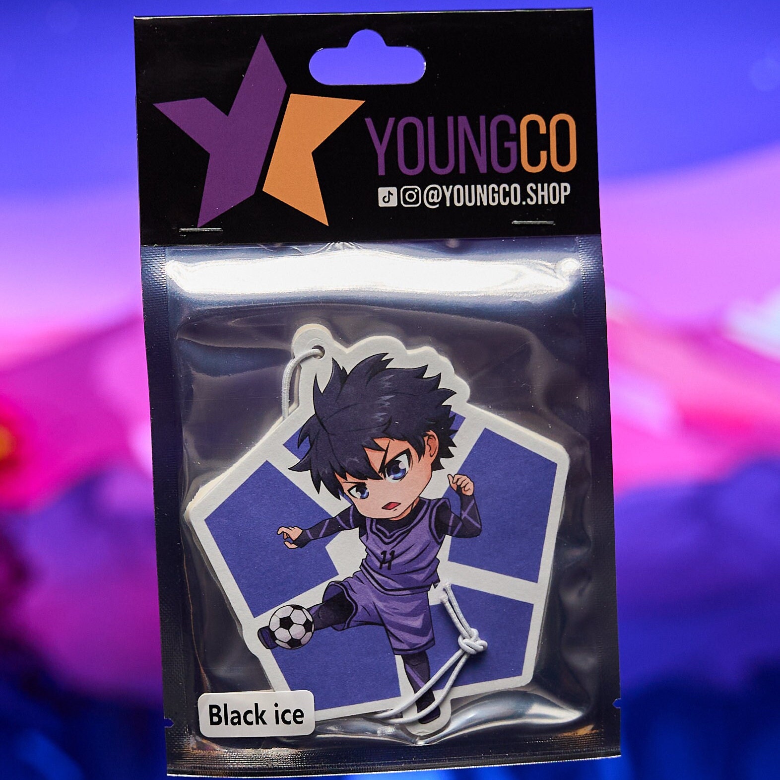 Blue Lock Chibi Car Air Fresheners Doublesided Design Anime Manga