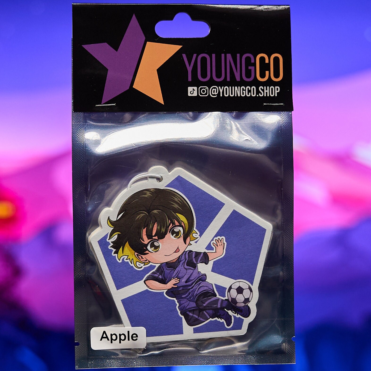 Blue Lock Chibi Car Air Fresheners Doublesided Design Anime Manga