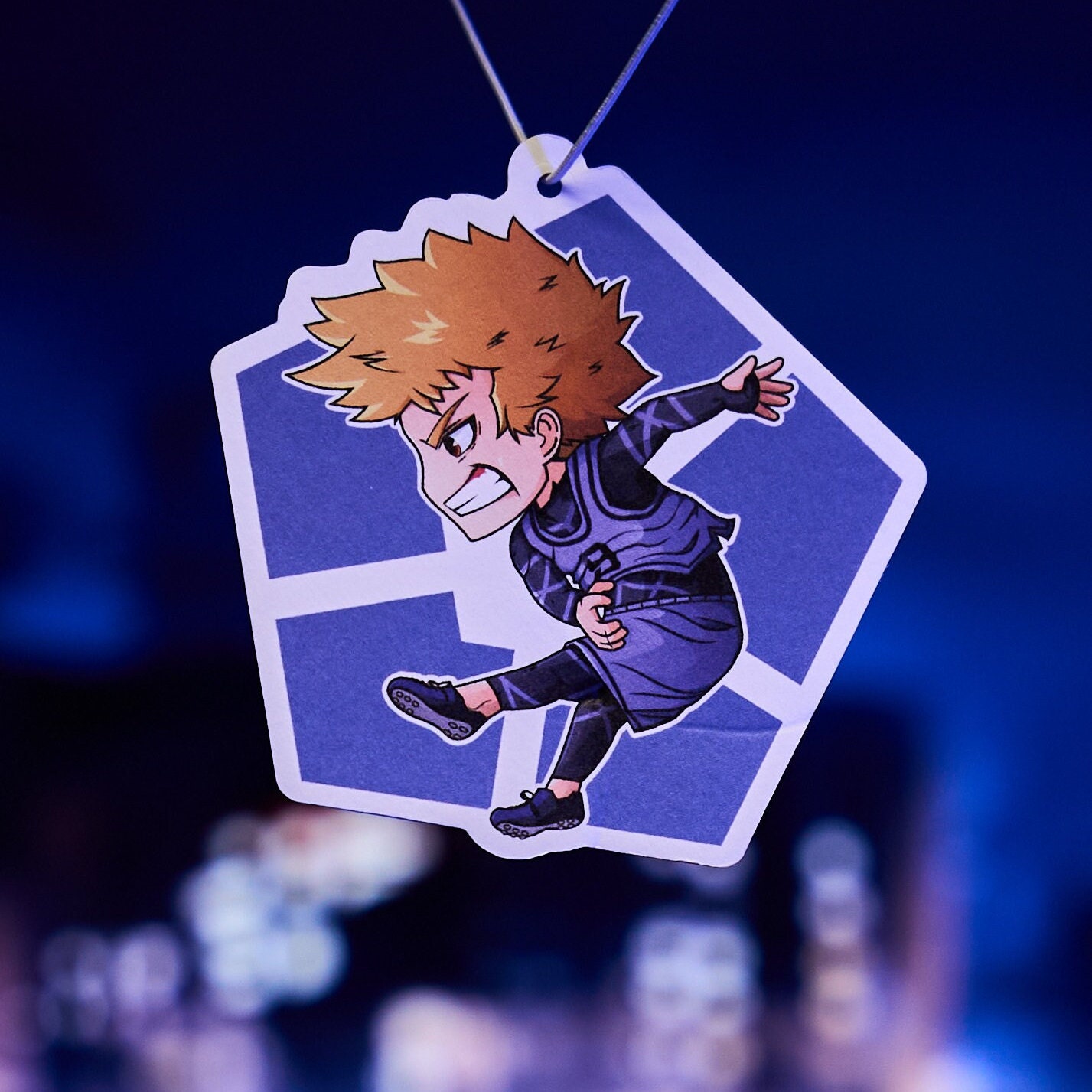 Blue Lock Chibi Car Air Fresheners Doublesided Design Anime Manga