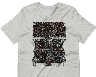 City Poem Graffiti T-Shirt Graphic Tee Urban Streetwear Hip Hop HipHop Culture Poetic Justice Street Style Art Fashion Unique