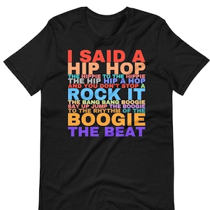 Rappers Delight T-Shirt Old School Hip Hop Hip-Hop HipHop B-boy DJ MC Rap Boogie Electric Boogaloo Sugarhill Gang Crew Disco OG Classic