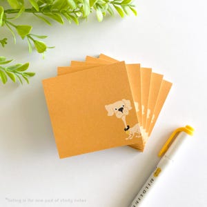 Curious Puppy Sticky Notes | Cute Dog Sticky Notes | Cute Stationery | Funny Pets Memo Pad | Cute Office Supplies