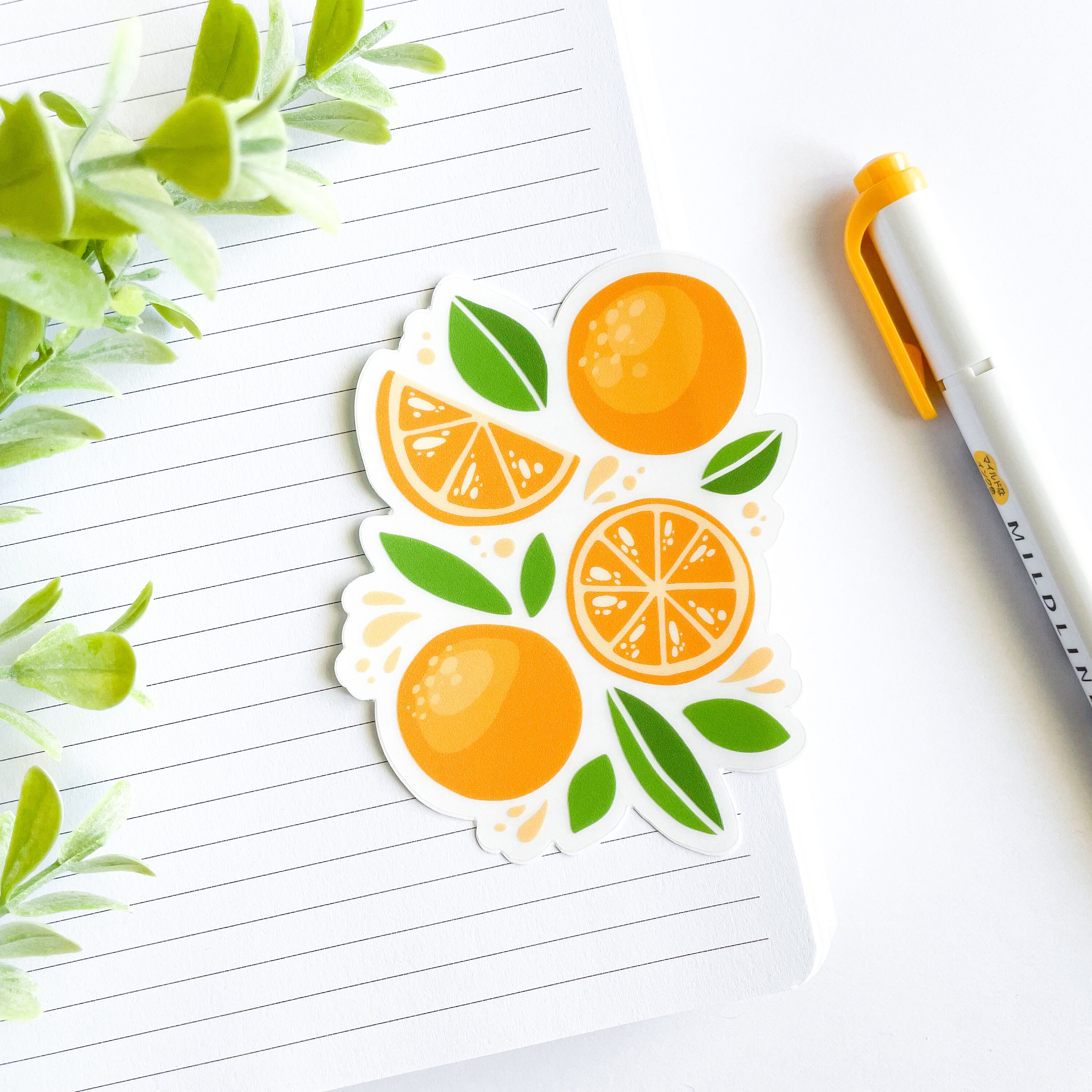 Sticker Frooty CLEAR Fruity Fun Sticker | Cute Summer Fruit Sticker | Lemons, Limes ...