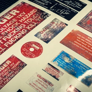 Rude Vinyl Label Set for Haslab & Full-Sized Spirit Proton Pack