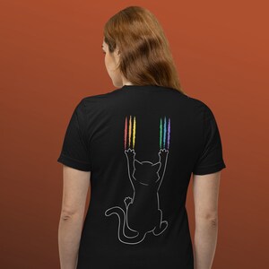 Pride Cat Scratch Unisex Jersey Short Sleeve Tee