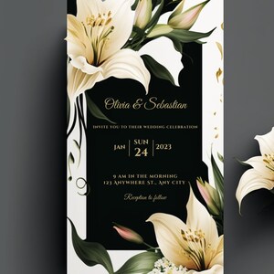 Personalized Wedding E-Invitation: Customizable and Easy to Use