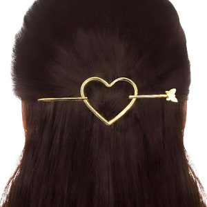 Heart Hair Clip Love Hair Barrette Heart Hair Accessory