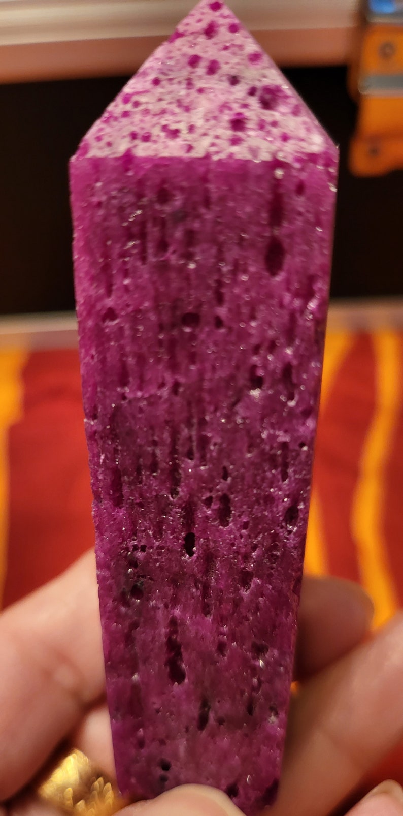 Beautiful Ruby Points, Medium Towers - Etsy