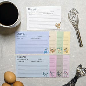 Cartes de recettes Evoli Evolutions