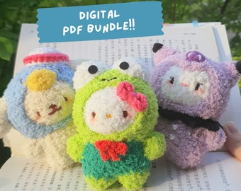 Dress Up Characters PDF Pattern Bundle - DIGITAL FILE