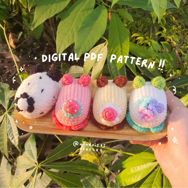 4-in-1 Sea Bunnies PDF Pattern - DIGITAL FILE