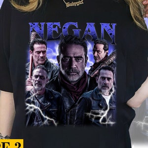 Walking Dead The Negan Lucille Crossed Bats Adult T-Shirt