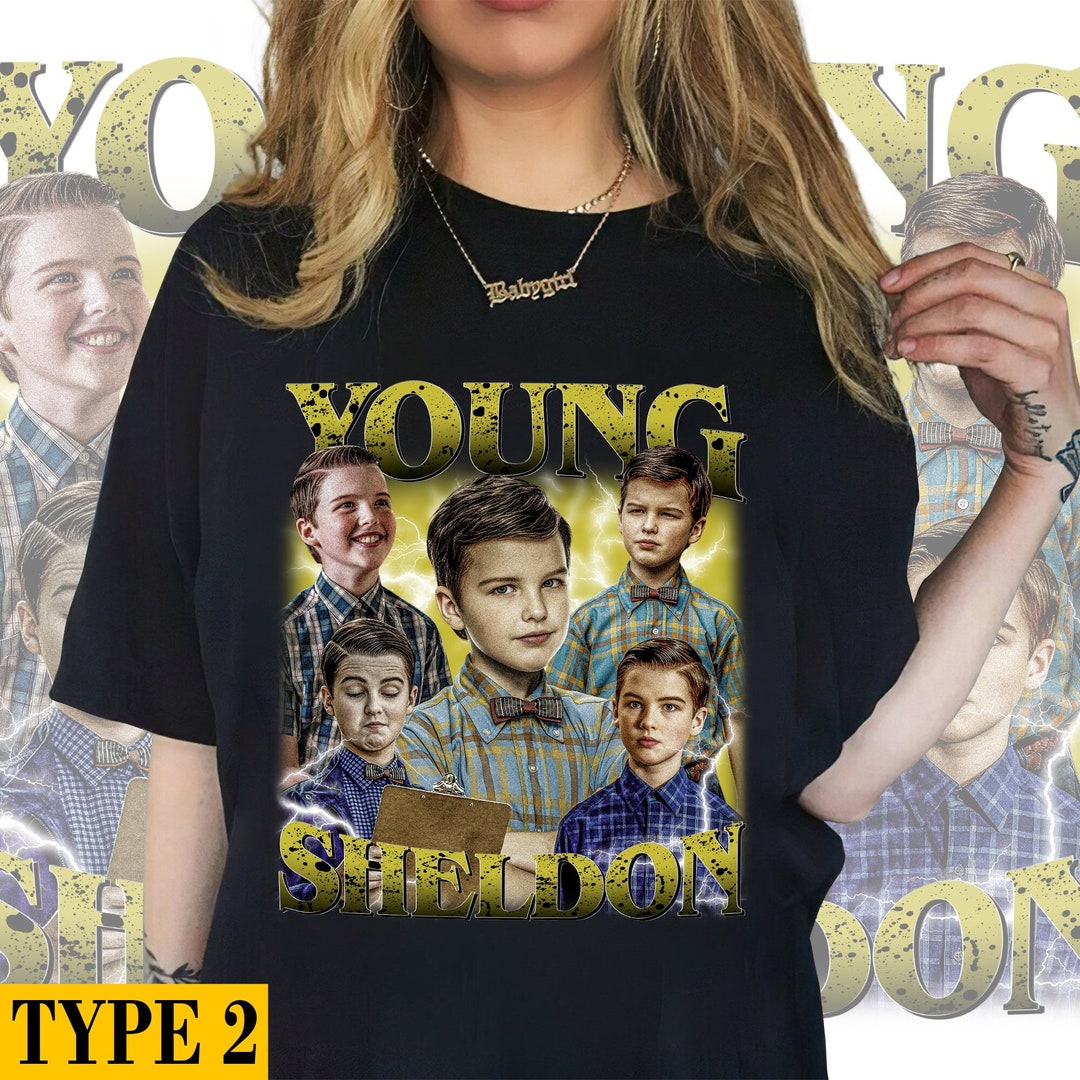 YOUNG SHELDON Shirt, Young Sheldon Homage Tshirt, Young Sheldon