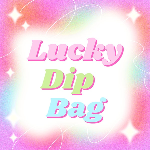 Lucky Dip Bag - Keychain Plushie - Squishy Plushie Mystery Bag - Suprise Bag - Handmade Crochet Amigurumi Unique Plushie Friend