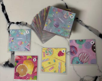 100 Envelope Challenge - Desserts - Nur Umschläge