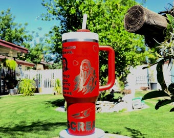 Ghost Engraved Insulated Tumbler - 40 oz