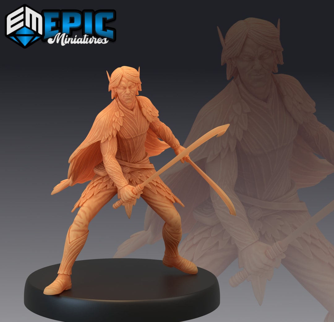 Fairy Bloodhunter Miniature Fey Blood Hunter Fighter Elf D&amp;D - Etsy UK