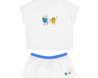 Women's Short Pajama Set Adventure Time