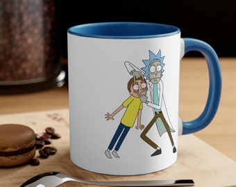 Rick und Morty Akzent-Kaffeetasse, 11 Unze