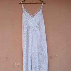 Organic Cotton Victorian Nightgown: Sleeveless Sleepwear & Beach Gown