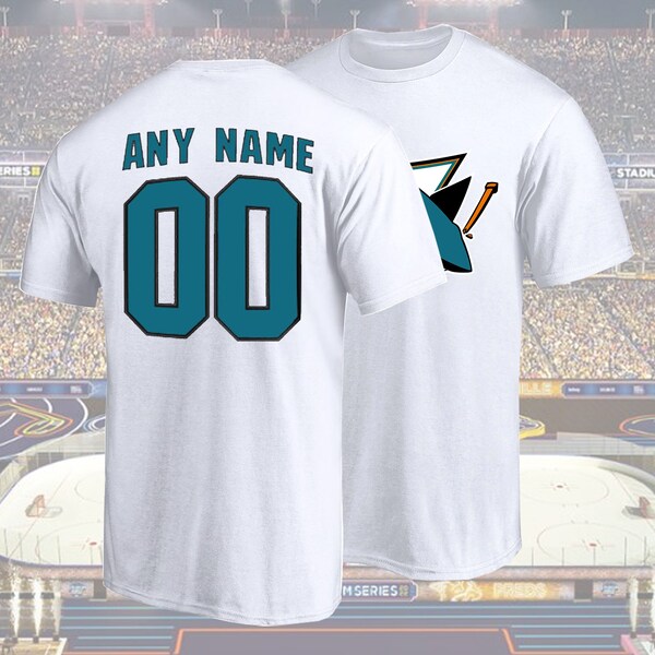 Personalized San Jose Hockey T-Shirt, San Jose Custom Any Name & Number Shirt, San Jose Hockey Shirts Gift For Men Women Fans