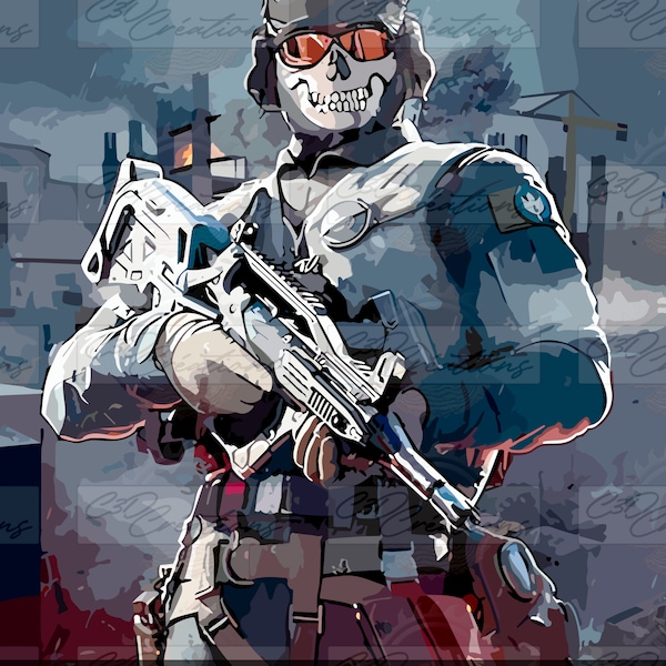Ghost Cod Ahuevo Png Ghost Call of Duty Png - Etsy