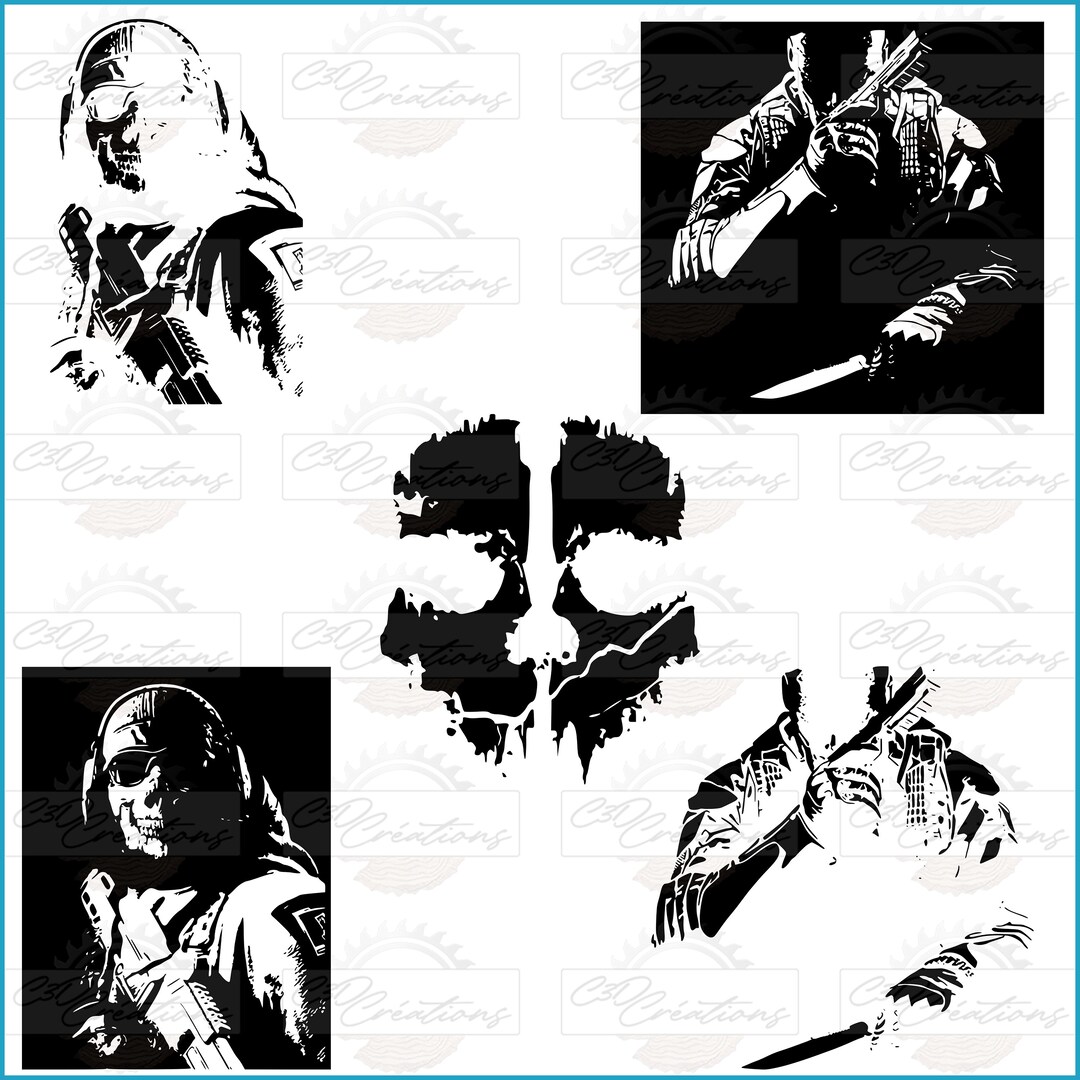 Pack 5 Call of Duty Svgs - Etsy