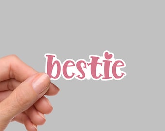 Bestie Sticker, Bulk Stickers, Die Cut Sticker, Laptop Sticker, Funny Sticker, Friendship Sticker, Friends Sticker, Friends Sticker, FR102