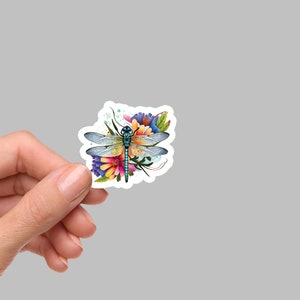 Sticker libellule, Sticker animal, Sticker magnifique, Stickers en gros, Sticker découpé, Sticker bouteille d'eau, Sticker pour ordinateur portable, AN104