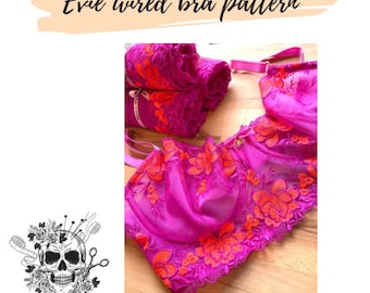 Evie wired bra pattern