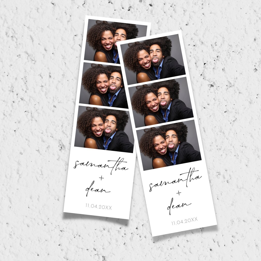 Essential 2 X 6 Photo Booth Strip Design Etsy Australia