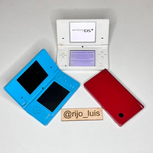 Nintendo DSi Matte Black / Red Custom Handheld System With Charger