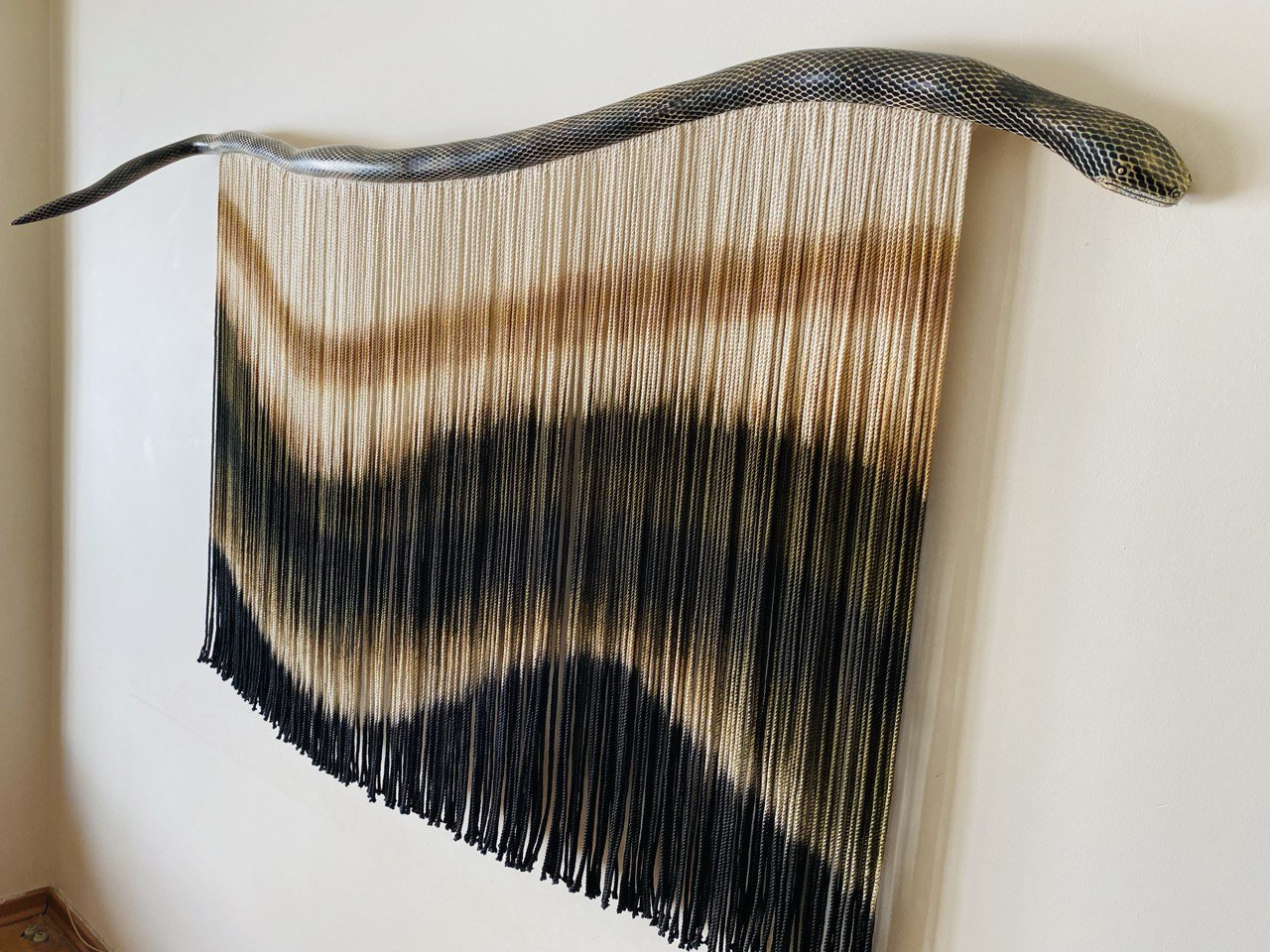Dip Dyed Macrame Tapestry Wall Hanging - Boho Home Decor