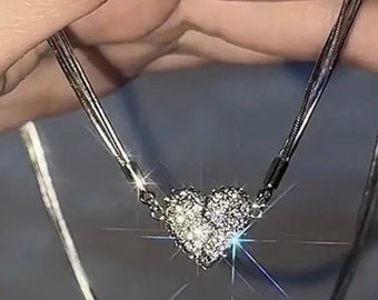 ラブハートペンダントネックレス
