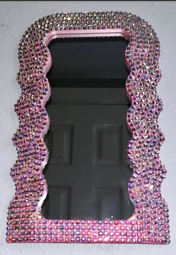 Bedazzled Wall/desktop Mirror - Etsy display picture 1