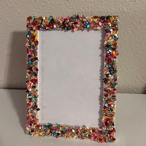 Colorful Stone mix Picture Frame